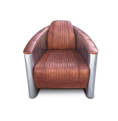 Fotoliu lounge din piele naturala ✔ model Aero CA