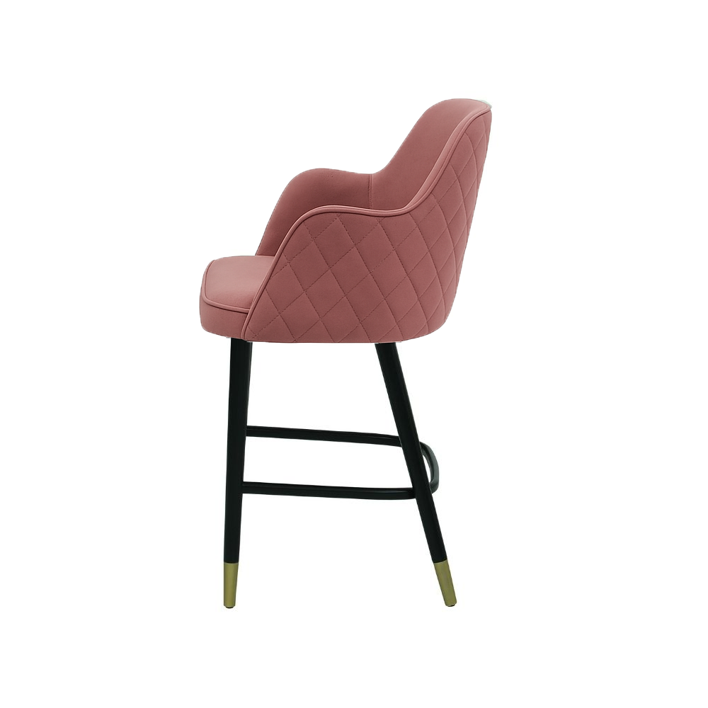 Scaun bar catifea ALBASTRA | model PINO X