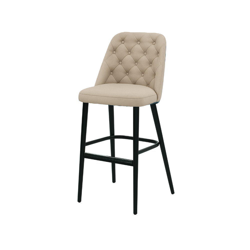 Scaun bar catifea GALBENA | model SCOT