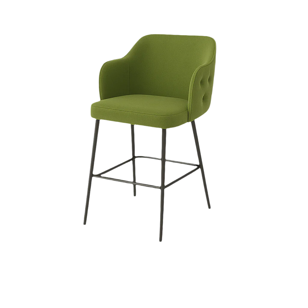 Scaun bar catifea BORDO | model TEONA