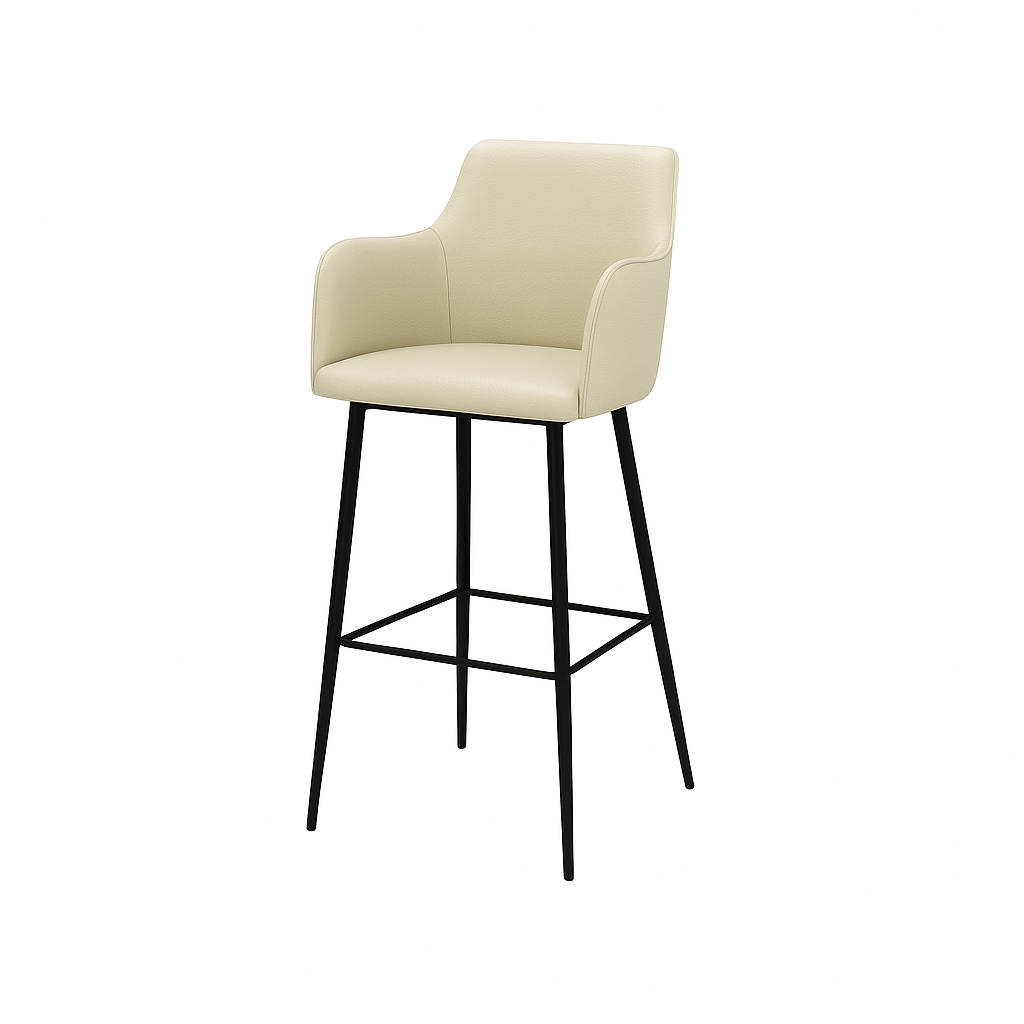 Scaun bar piele VERDE | model SINDY