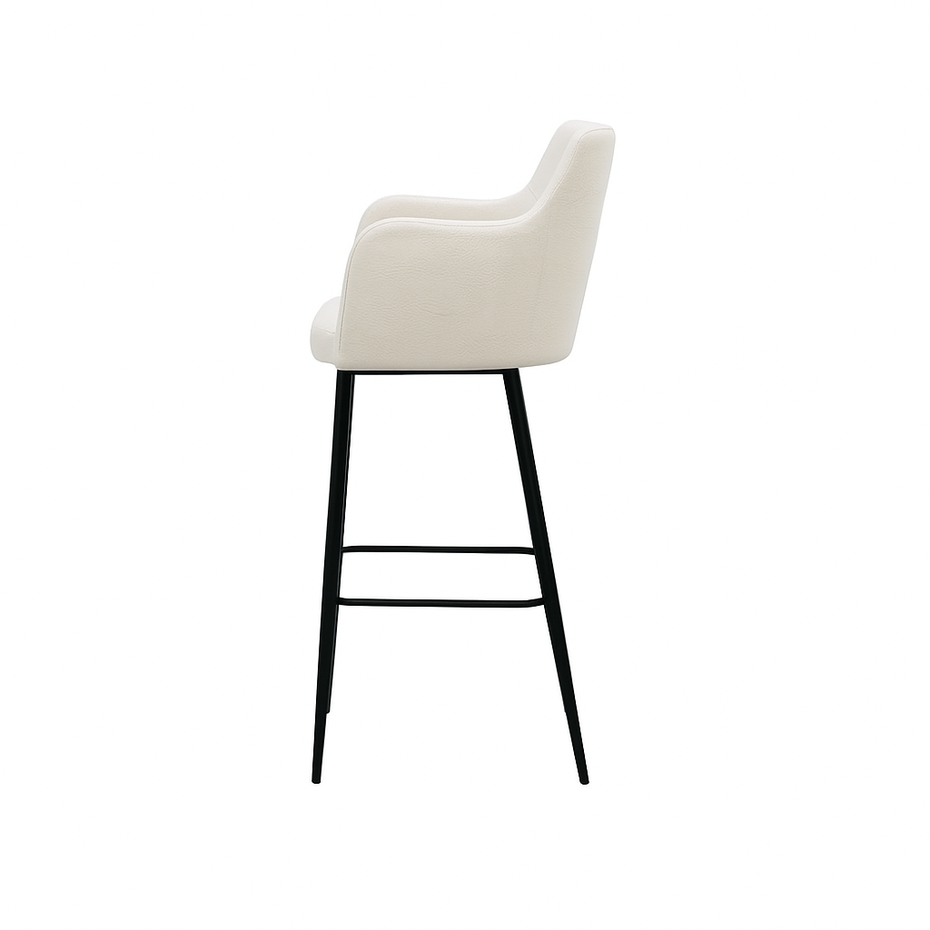 Scaun bar piele VERDE | model SINDY