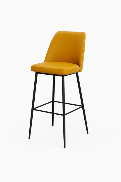 Scaun bar piele ALBASTRA | model SOLO