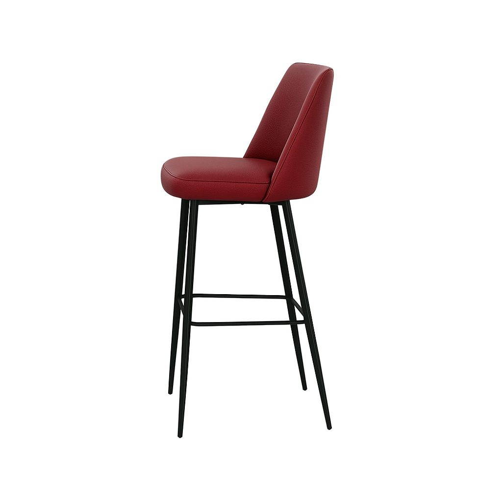 Scaun bar piele ALBA | model SOLO