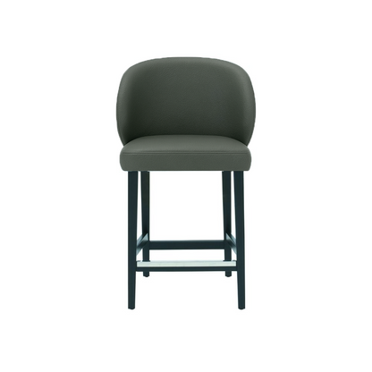 Scaun bar piele naturala BEJ | model CAPRICE