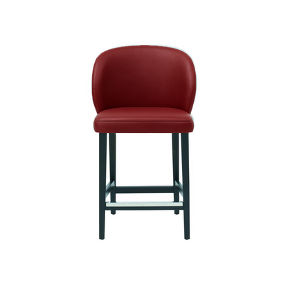Scaun bar piele naturala BEJ | model CAPRICE