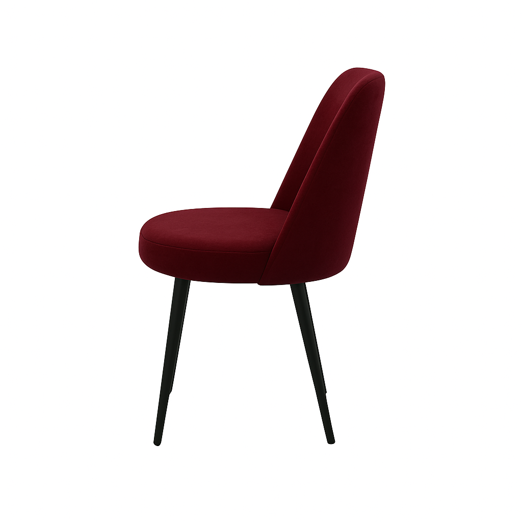 Scaun catifea BORDO | model ELA