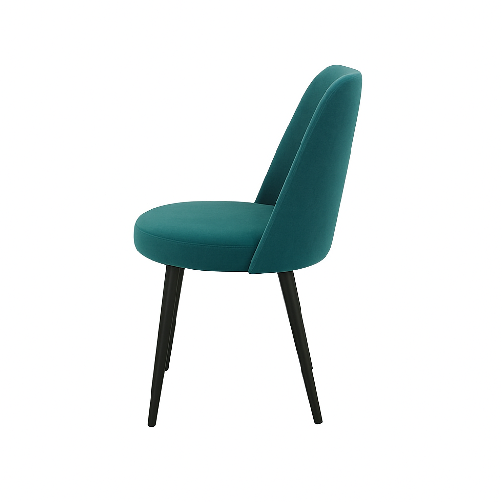 Scaun catifea VERDE | model ELA