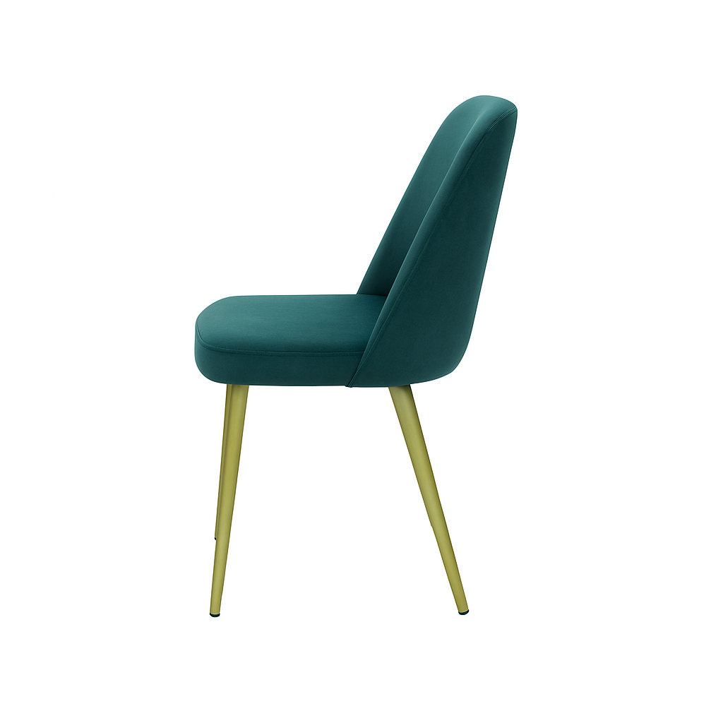Scaun catifea ALBASTRA | model FOX
