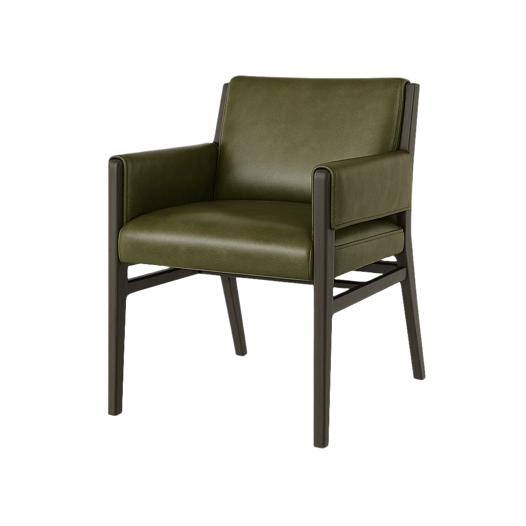 Scaun piele VERDE | model CELIO