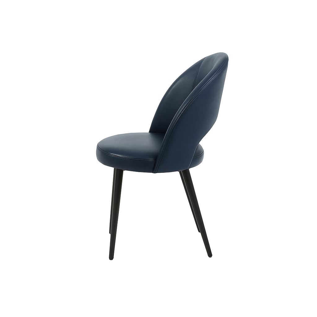 Scaun piele GALBENA | model RON